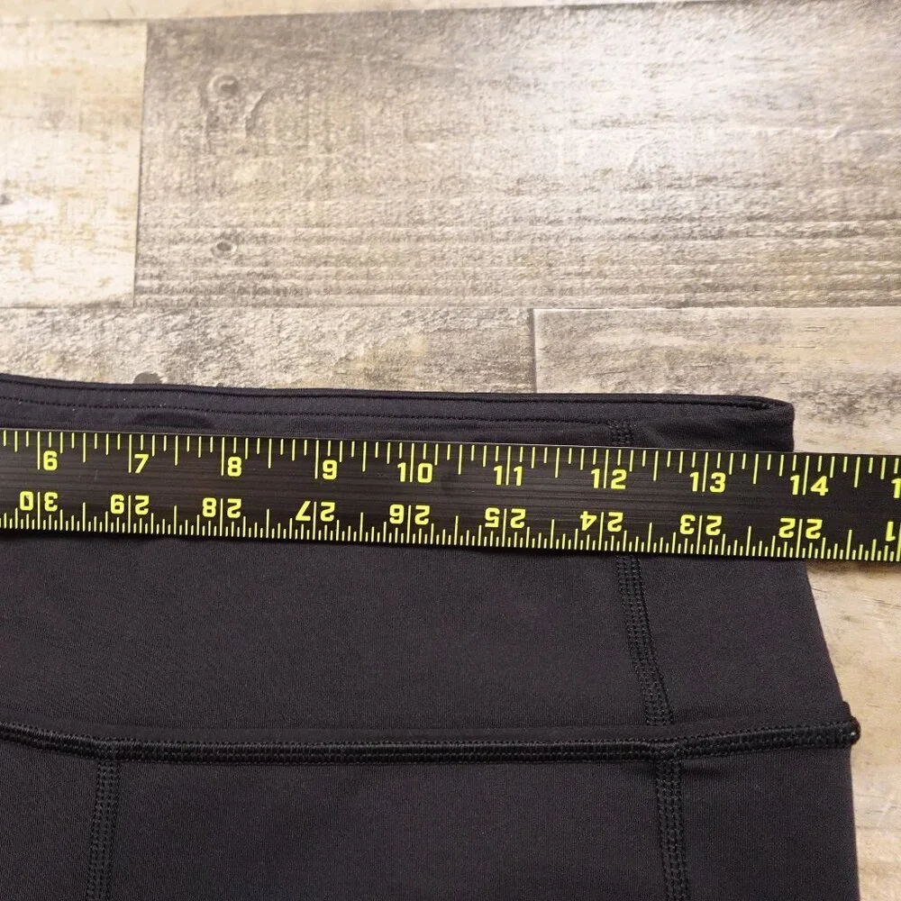 Lululemon Pace rival crop leggings women's 6 black‎